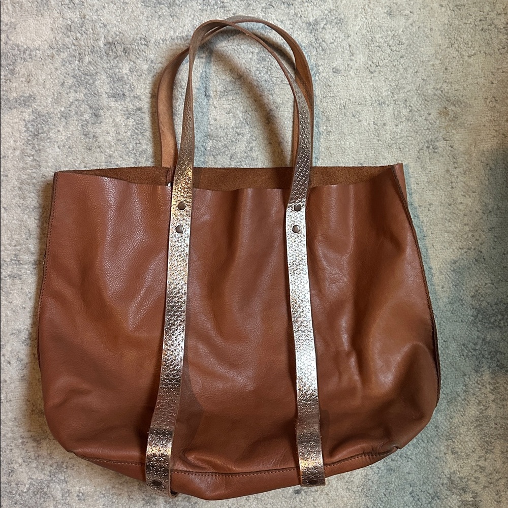 Anthropologie Jasper & Jeera Leather Tote